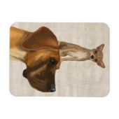 Great Dane und Chihuahua 2 Magnet (Horizontal)