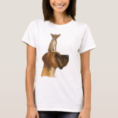 Great Dane und Chihuahua 2 T-Shirt (Vorderseite)