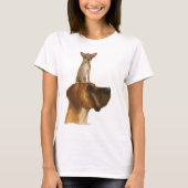Great Dane und Chihuahua 2 T-Shirt (Vorderseite)