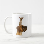 Great Dane und Chihuahua Kaffeetasse (Links)