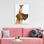 Great Dane und Chihuahua Leinwanddruck (Insitu (Wohnzimmer))