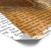 Great Dane und Chihuahua Poster (Ecke)