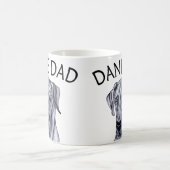 Great Dane Vater Blue UC Kaffeetasse (Mittel)