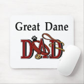 Great Dane Vater Geschenke Mousepad (Mit Mouse)