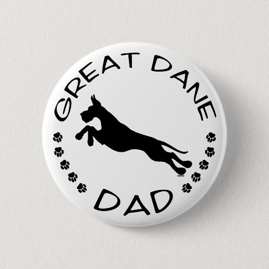 Great Dane Vater Jumper Button (Vorderseite)