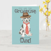 Great Dane Vater Karte (Gelbe Blume)