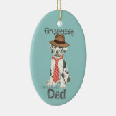 Great Dane Vater Keramik Ornament (Rechts)