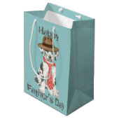 Great Dane Vater Mittlere Geschenktüte (Vorderseite Schrägansicht)