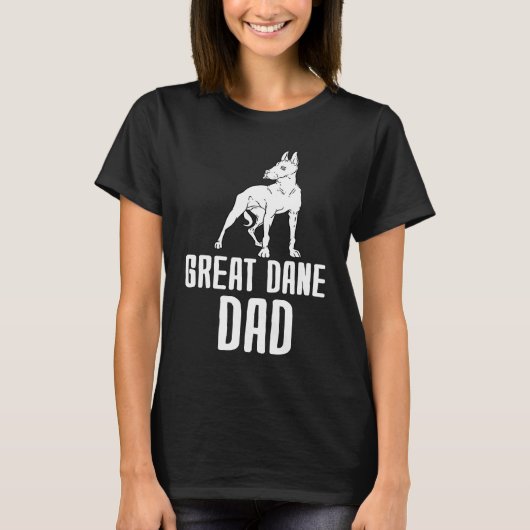 Great Dane Vater T-Shirt (Vorderseite)