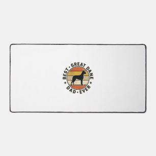 Great Dane Vater Vintage Sonnenuntergang Hunde Lie Schreibtischunterlage