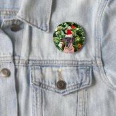 Great Dane w Christmas Tree Geschenkboxen Weihnach Button (Beispiel)