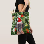 Great Dane w Christmas Tree Geschenkboxen Weihnach Tasche (Von Nahem)