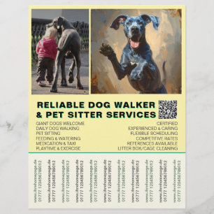 Great Dane Walker Einfache Streifen Flyer
