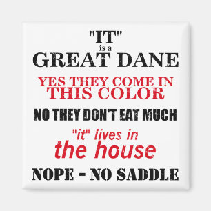 Great Dane Walking Antworten Magnet