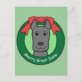 Great Dane Weihnachten (Vorderseite)