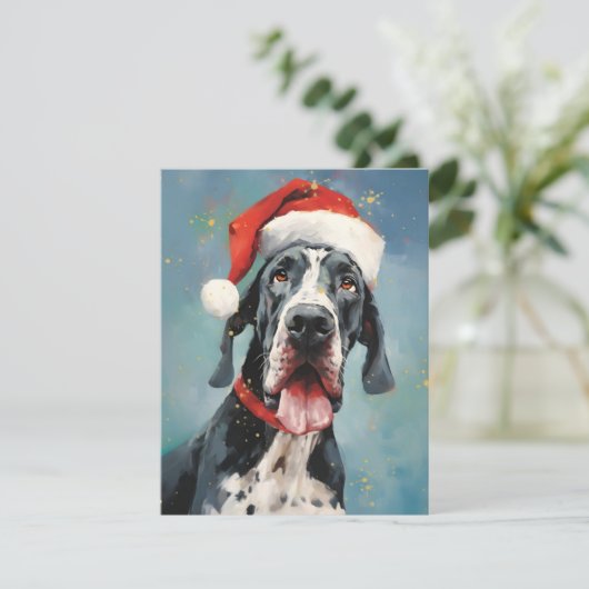 Great Dane Weihnachten (Stehend Vorderseite)