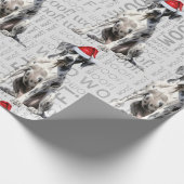 Great Dane Weihnachten für Hundefreunde Geschenkpapier (Ecke)
