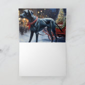 Great Dane Weihnachten Karte (Innenseite)