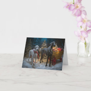 Great Dane Weihnachten Karte