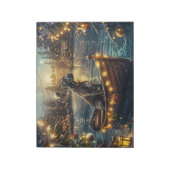 Great Dane Weihnachtliche Reise Notizblock (Rotiert)