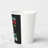 Great Dane Weihnachts Spaß Klassischer T - Shirt Pappbecher (Links)