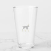 Great Dane Weihnachtsbier Glas (Rückseite)