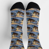 Great Dane Weihnachtsboot Urlaub Socken (Oben)