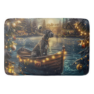 Great Dane Weihnachtsfest Reise Badematte