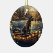 Great Dane Weihnachtsfest Reise Keramik Ornament (Rechts)