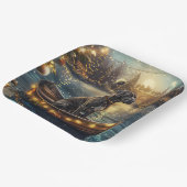 Great Dane Weihnachtsfest Reise Pappteller (Gewinkelt)