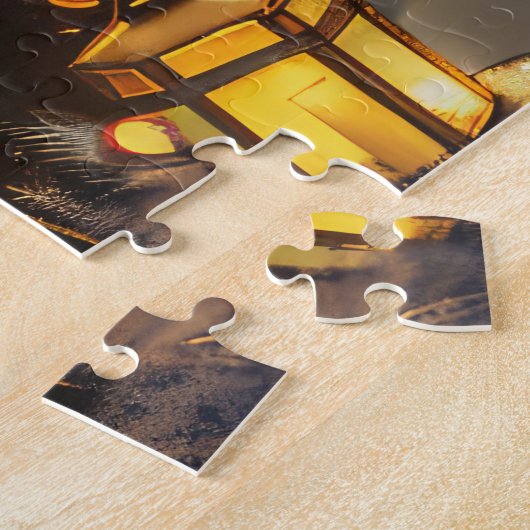 Great Dane Weihnachtsfest Reise Puzzle (Seite)