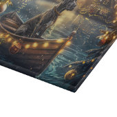 Great Dane Weihnachtsfest Reise Schneidebrett (Ecke)