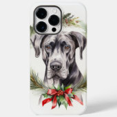 Great Dane Weihnachtsmann Festliche Jungfrau Case-Mate iPhone Hülle (Rückseite)