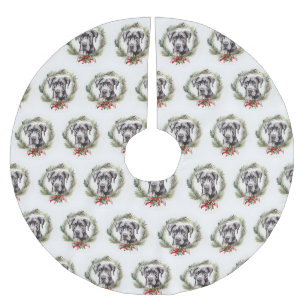 Great Dane Weihnachtsmann Festliche Jungfrau Polyester Weihnachtsbaumdecke