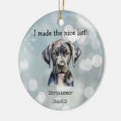 "Great Dane" Weihnachtsschmuck für Haustiere (Links)