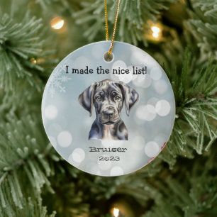 "Great Dane" Weihnachtsschmuck für Haustiere