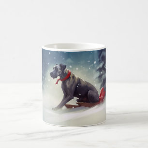 Great Dane Weihnachtsschnee Winter Kaffeetasse