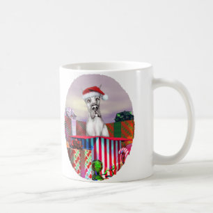 Great Dane Weihnachtsüberraschung Black Kaffeetasse