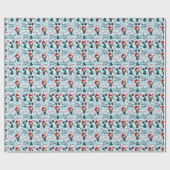 Great Dane Weihnachtswrapping Paper Geschenkpapier (Flach)