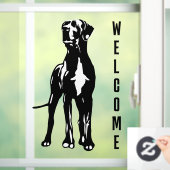 Great Dane Welcome Sticker / Cloning (Zuhause)