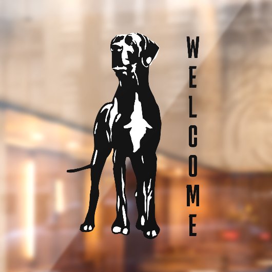 Great Dane Welcome Sticker / Cloning (Blatt 2)