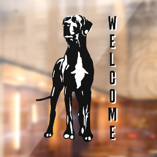 Great Dane Welcome Sticker / Cloning