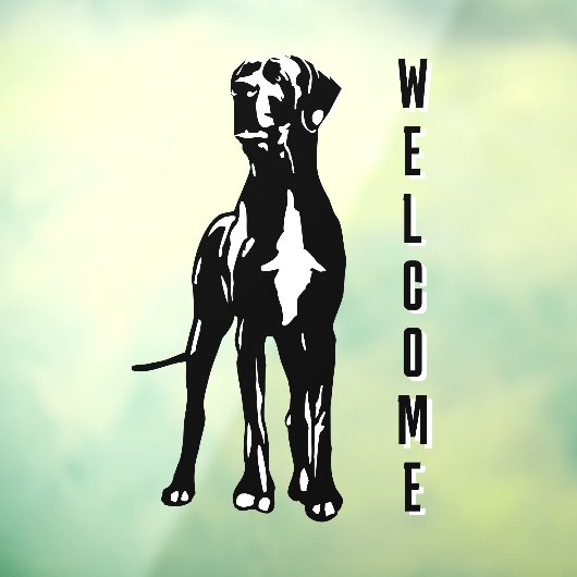 Great Dane Welcome Sticker / Cloning (Blatt 3)