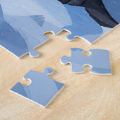 Great Dane Winter Wonderland Weihnachtsfreude Puzzle (Seite)