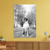 Great Dane Wrapped Canvas Leinwanddruck (Insitu (Wohnzimmer))