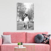 Great Dane Wrapped Canvas Leinwanddruck (Insitu (Wohnzimmer))