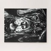Great Dane Zeichnend Puzzle (Horizontal)