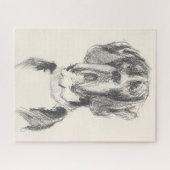 Great Dane Zeichnend Puzzle (Horizontal)