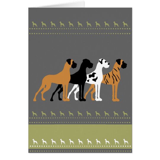 Great Danes basic colors Karte