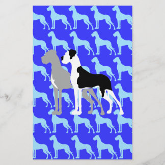 Great Danes Blue Boston Briefpapier